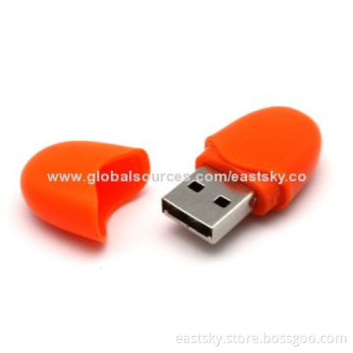 Promotional mini USB flash drive, plastic case, 64MB to 32GB memory capacity, USB2.0 interface